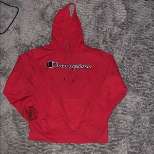 Champion red sweatshirt